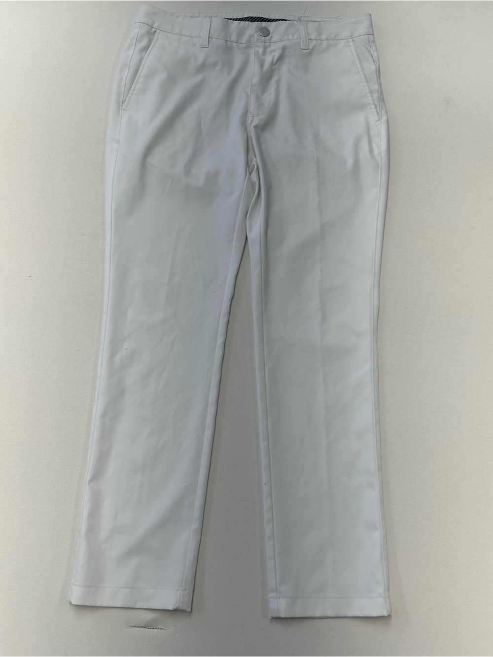 Bonobos Golf Pants Mens 32x30 White Stretch Straight Athletic Chino 5-Pocket